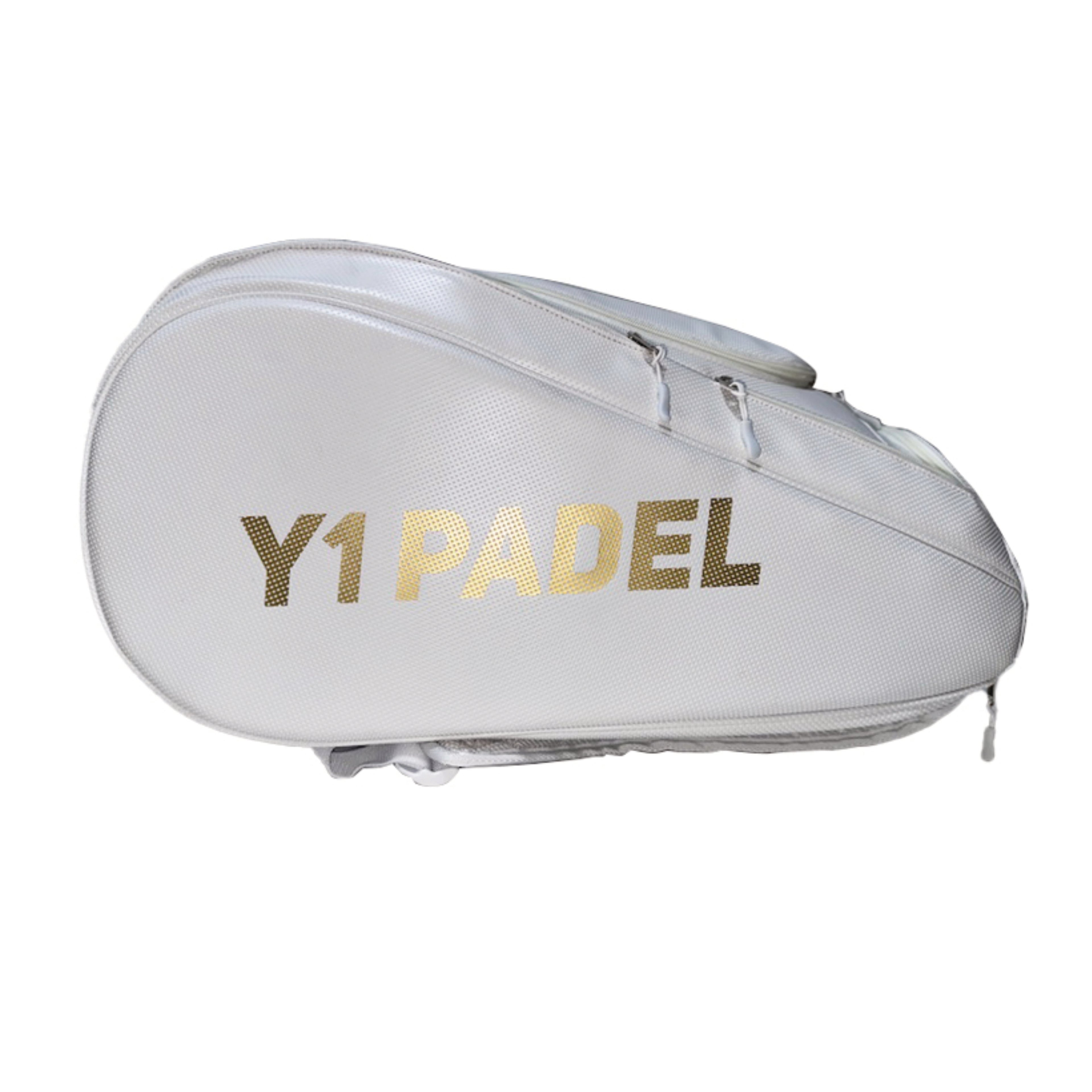 Y1 LTD Pro Padel Bag White/Gold