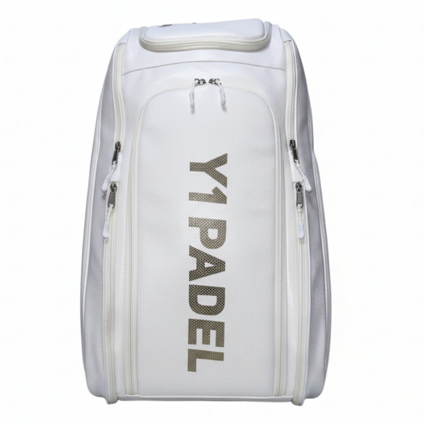 Y1 LTD Pro Padel Bag White/Gold